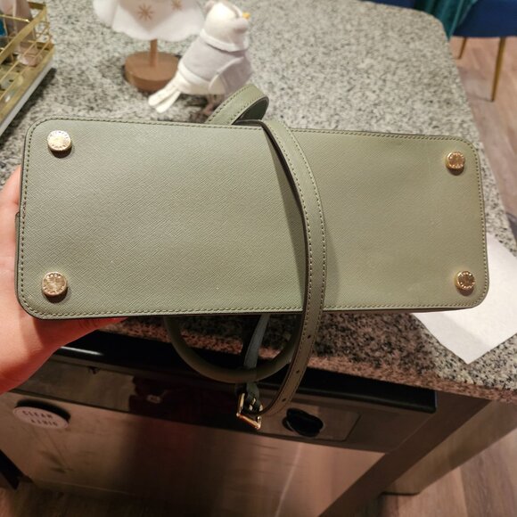 Michael Kors Army Green Top Handle Bag - Picture 6 of 14